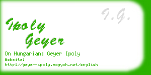 ipoly geyer business card